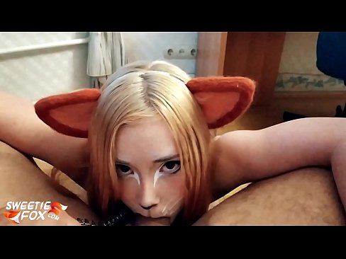 ❤️ Kitsune هن جي وات ۾ ڊڪ ۽ ڪم نگل ❤️ مقعد فحش